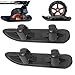 .2Pcs Stroller Skis, Multi-Purpose Stroller Sled Snow Skis Winter Sledge Board Attachment for Snowfields Balance Bikes Fits Wheels 4.7