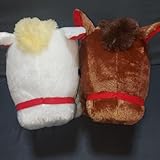 福招きの午 ウルトラBIG ぬいぐるみ ちゃいろちゃん はくばちゃん 馬