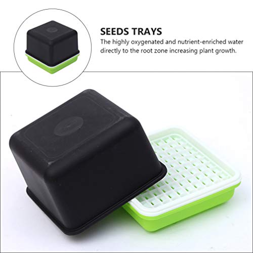 image for Cabilock Trays Pot Trays Sprouter Tray Soilless Bean Sprout Grower See