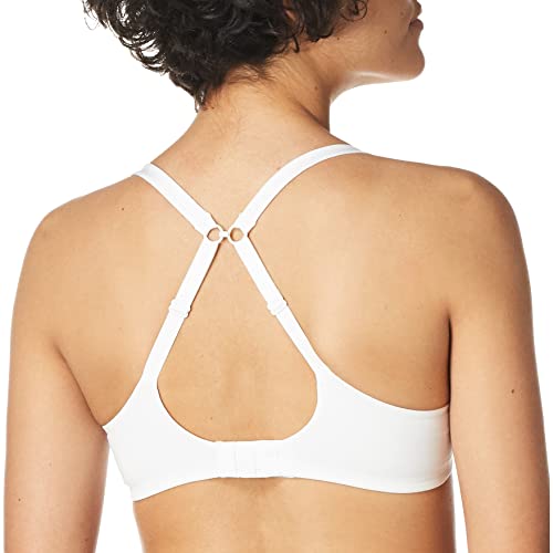 Hanes Women's Ultimate T-Shirt Soft Foam Underwire, White, 38C