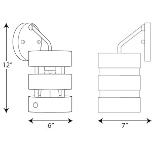 Progress lighting gulliver collection 1 light antique whitewashed farmhouse wall sconce light galvanized finish  urban country home decor