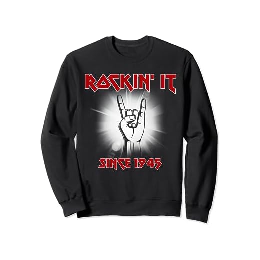 Guitarra eléctrica metal rock guitarrista cumpleaños 1945 Sudadera