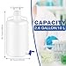 Maxdot 1 Pcs 2.6 Gallon Plastic Dispenser Carboy with Spigot Leak-Proof, Durable Hdpe, Plastic 10L Reusable Liquid Storage Solution for Lab, Pharmaceutical, and Industrial Use