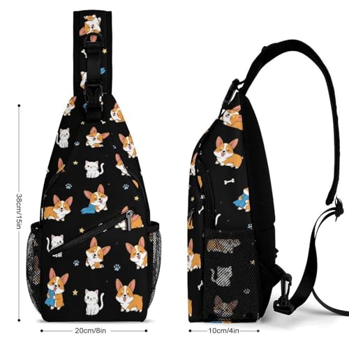 Bolso Cruzado SWEET TANG con Diseño de Cachorro Pomerania miniatura 2