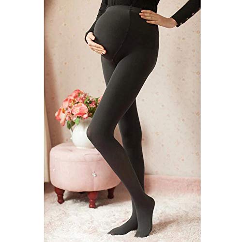 ACHICOO 120D - Medias para Mujeres Embarazadas, Terciopelo, otoño e Invierno, para Uso doméstico, Gris, Strümpfe