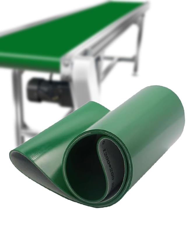 Cinta transportadora de PVC ecológica y ligera con diseño plano antidesgaste