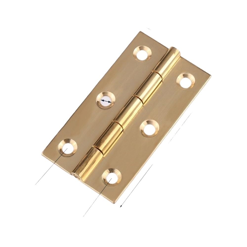 Brass Butt Hinges Flat Metal Hinges for Jewelry Boxes Craft Wooden Cases