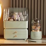 LtyTz Large Makeup Organizer with Brush Holder, Makeup and Skincare Organizer for Vanity, Cosmetics