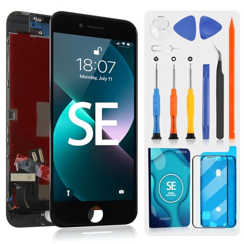 ARSSLY Écran LCD pour iPhone SE 2022 (3rd Génération) LCD Display pour iPhone SE 2022 A2783 A2595 A2785 A2782 4,7 Pouces Écran de Rechange Digitalizer...