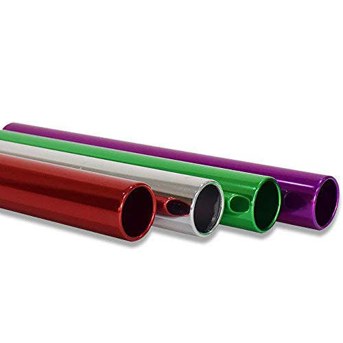 RAYNAG 3 Pack Aluminum Relay Baton Track Race Sticks Aluminum Field Practice Batons Durable Competition Batons for Student Relay Events Outdoor Race Tools - Thumbnail 5