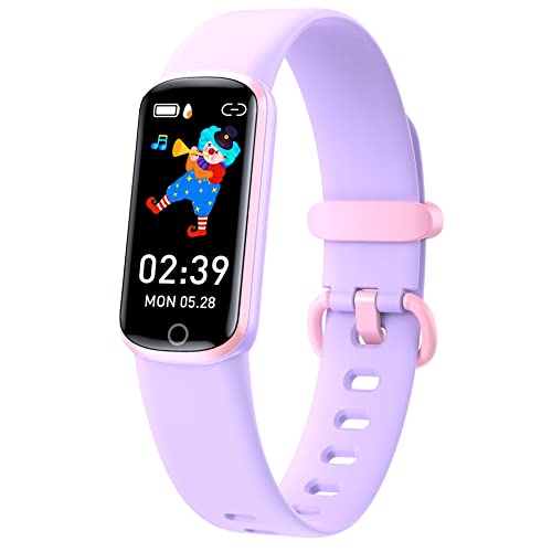DIGEEHOT Fitness Tracker Uhr Kinder, Fitnessuhr mit Schrittzähler, Pulsuhr, Aktivitätstracker, Kalorienzähler und Schlafmonitor, IP68 Wasserdicht 11 Sportmodi Kinder Smartwatch für Mädchen Jungen Cover