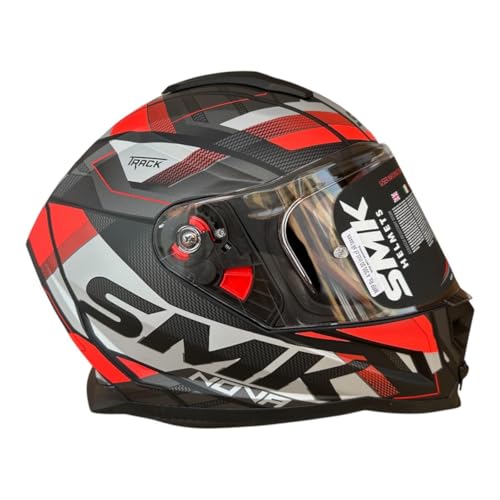 Image of SMK NOVA Track Full Face Helmet, ISI DOT ECE 22.06 Certified