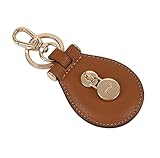 Paul Costelloe Leather Designer Women's Key Chain/Key Ring - Elegant 6 Colour Options, FOIA (LION)