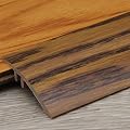 LSMKKA Floor Transition Strip Wood to Tile, Self Adhesive PVC Plastic Threshold Reducer Step Down 3/4 Inch for Vinyl Flooring Uneven Floors, Carpet Edge Trim Molding