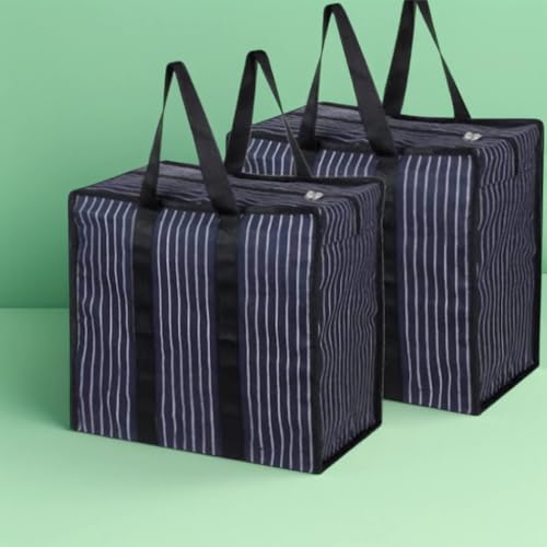 Image of Extra Large Storage Bags for Clothes | Heavy Duty Big Storage Bag with Strong Handles & Double Zipper | Big Bags for Storage | Large Bag for Clothes, Blankets, Travel & House Shifting