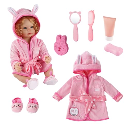 Babeside KSCLDH0626-CP 7 Pcs Reborn Baby Doll Bathrobe Rabbit Pattern cover