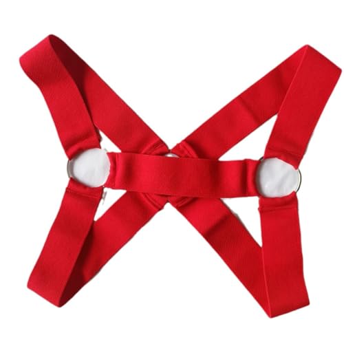 Image of Mens Harness Belt Nylon Elastic Body Shoulder Strap Sexy Halter Club Wear Cosplay Costume