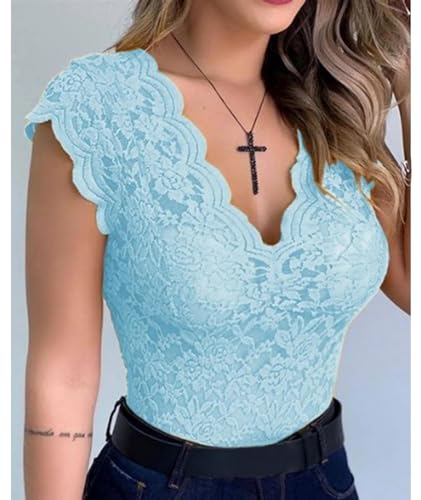 La mejor comparación de Blusa transparente encaje los mejores 10. 17 Imagen adicional