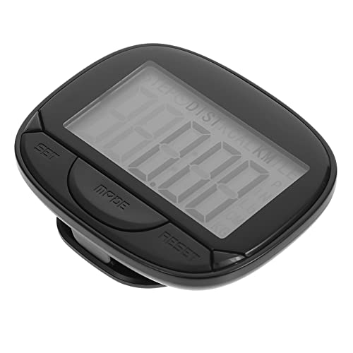 Gogogmee Clip-on Exercise Pedometer Step Counter Large Display Accurate Calorie Counter for Walking Random Color