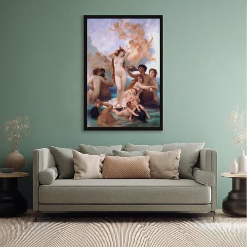 Tableau La naissance de Vénus Bouguereau 50x76 cm décor bureau