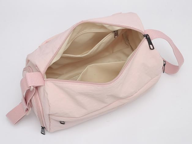 Bolso cruzado de nailon para mujer, bolso hobo moderno de 2026, ligero, tipo tote y cartera casual, bolso de hombro o de mano, tipo satchel miniatura 4