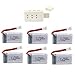 rpbll 3.7V 380mAh 20c Lipo Batterie pour Hubsan X4 H107 H107L H107D JD385 JD388 RC Drone Pièces Détachées 3.7v 752035 Batterie + Chargeur USB Ensemble-6