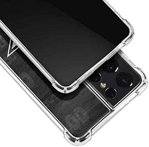 Skinit Clear Phone Case Compatible with Galaxy S21 Ultra 5G - Officially Licensed NFL Dallas Cowboys Black & White Design