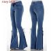 Vectry Anchos Mujer Vaqueros Falda-Pantalon Mujer Vestir Pantalones Mujer Rotos Altos Pantalones...