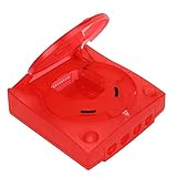 custodia protettiva per console di gioco, custodia in plastica traslucida custodia di ricambio rossa custodia protettiva per console per videogiochi retrò antiurto per console di gioco sega dreamcast