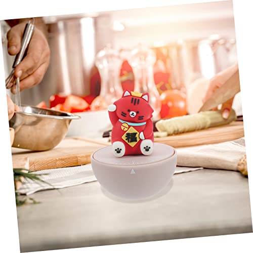 TOPBATHY 3St Zeitmanager Küchenhelfer Haushaltstimer Erinnerung an die Kochzeit entzückender Timer Katze Uhr Kinder Timer manuelle zeitschaltuhr Eieruhr Cartoon-Timer Backwerkzeug ABS, – Bild 5