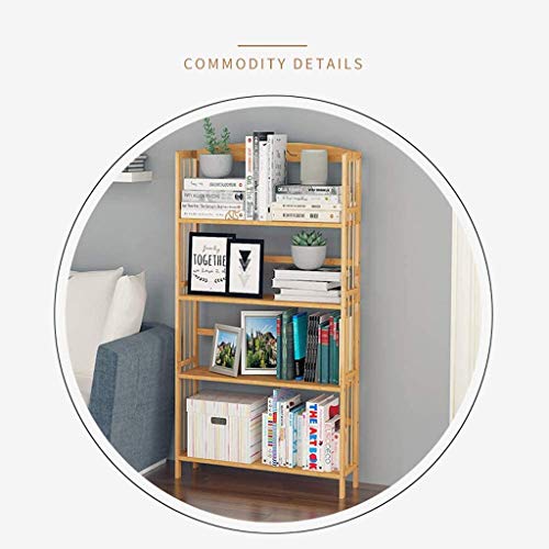 Zldctg Doors Bookcase Book Shelf Shelving Desktop Storage Organizer Display Bookcase Wooden #TOP1