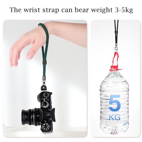 VOVMOEYA Camera Wrist Strap Rope,Camera Hand Strap Compatible with Fujifilm XT5 XH2S Nikon Z30 Z50 Canon EOS R6 R10 R50 Sony A6700 A6400 A6000 A7C II A7IV DSLR Camera - Image 3