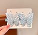 4 Pairs Cute Hair Clips Set Fashion Butterfly Hair Accessories Pins Cute Headwear Gifts Wedding Party Decor for Women (Butterfly B)