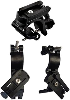 soonfire N9 Bike Bicycle LED Light Mount Clamp Stand Holder,Metro Bicycle Headlight Handlebar Bracket for FD38S / FD39