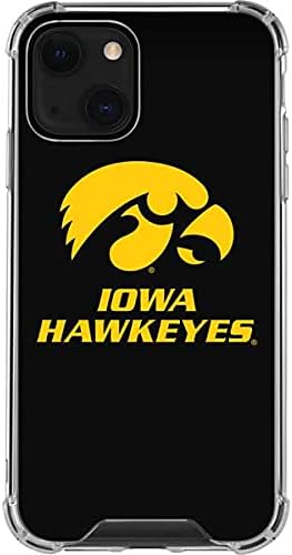Skinit Clear Phone Case Compatible with iPhone 13 - Officially Licensed University of Iowa Hawkeyes Design