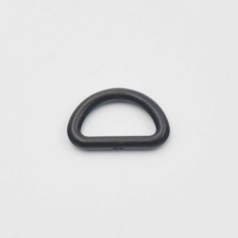 Micoshop Black 100 Pcs Plastic D Dee Ring 3/8" 10Mm For Belt Buckles Bag Ribbon Paracord