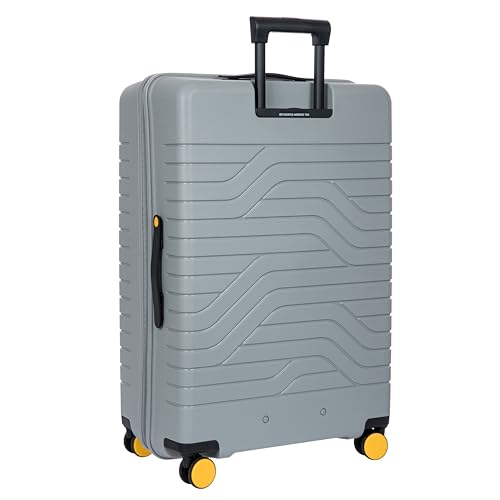 Bric's B|Y Ulisse Checked Luggage with Spinner Wheels – Expandable Lightweighted Hard Shell Suitcase, TSA Combination Lock - Removeable Wash Bag Included - 30 Inch, Grey by Bric's - Used condition - Image 3