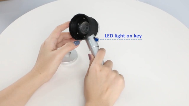Meichoon 10X LED Magnifying Glass - Handheld Metal Magnifier With Scale & Light For Reading & Inspection