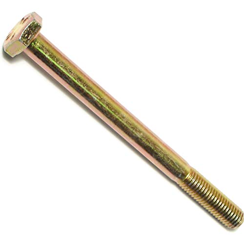 Image of Hard-to-Find Fastener 014973251352 Grade 8 Fine Hex Cap Screws, 1 /4-28 x 3, Piece-5, Yellow