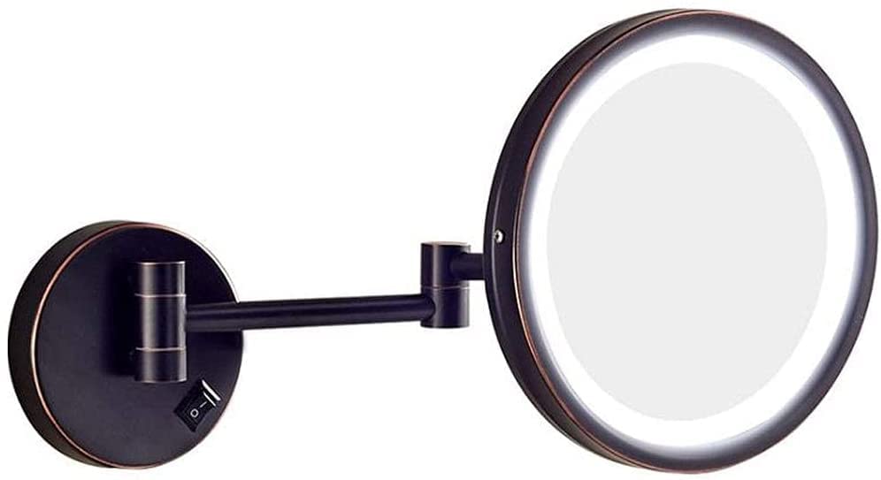 Miroir de courtoisie LED mural pour corriger les reflets flous et réussir vos soins de salle de bain