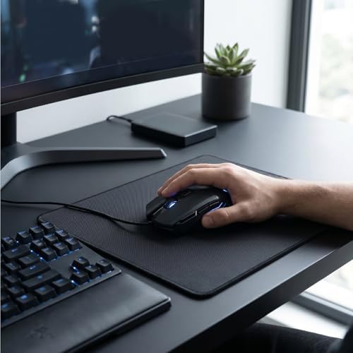 VELATEMOR USB Wired Gaming Mouse, 7 Keys RGB Optical Mouse with 4 Adjustable DPI Levels 800 1200 1600 2400, Ergonomic Claw Grip for PC Laptop Computer Gaming (with Sound) - 4