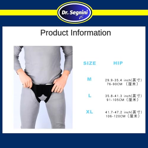 Faja de soporte para hernia inguinal doble ajustable unisex miniatura 7