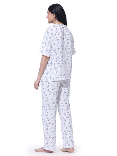 Image of B STORIES Women's Cotton Pyjama Set | Comfort and Relexed Nightsuit for Ladies