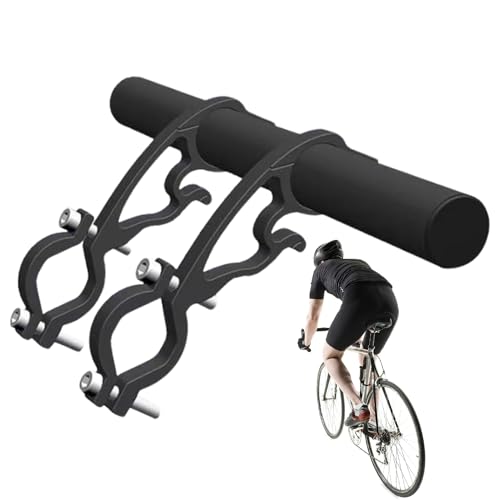 Extension de guidon pour scooter long avec double support de serrage pour compteur