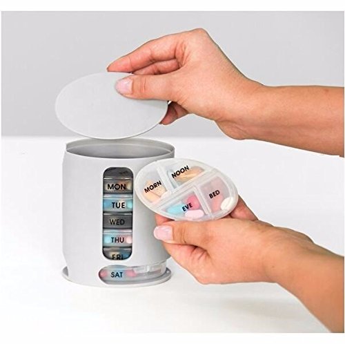 MURTISIDDH Medicine Storage Pill Pro box organizer with 7 single box and 4 daily compartments 1