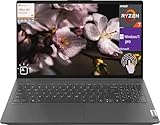Lenovo IdeaPad 5 15.6' FHD Touchscreen Laptop with Microsoft Office 365, AMD Ryzen 7 5825U, 16GB RAM 1TB PCIe SSD, Wi-Fi, Fingerprint Reader, Backlit Keyboard, Windows 11 Pro, Grey