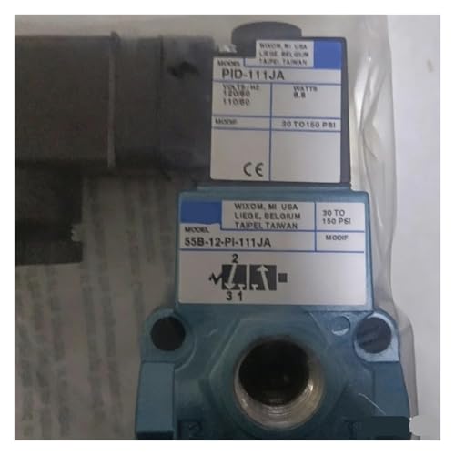 Électrovanne 55B-12-PI-111JA pneumatique industrielle haute performance pour commande de fluides