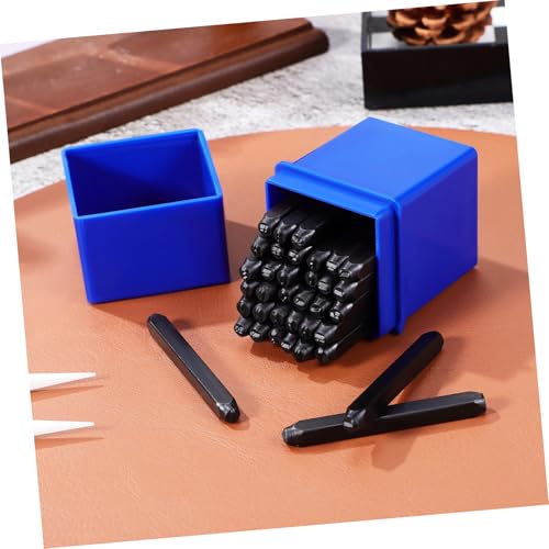 Marquage lisible via poinçons métalliques numérotés et kit estampage métal - 5