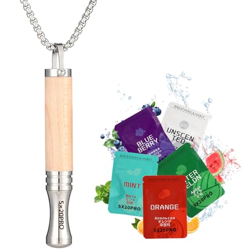Cadena auxiliar para dejar de fumar, ayuda para dejar de fumar con 15 filtros gratis (sandía + arándano + naranja + menta + naturaleza), filtro sin nicotina, alivio del estrés y entrenamiento