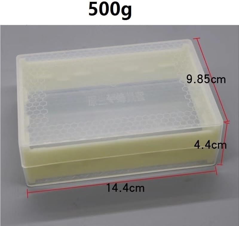 10Pcs Beekeeping Tools 250g/500g Honey Cassette Transparent Plastic Nest Honey Nest Honey Box Nest Removable Clean and Sanitary(500g)